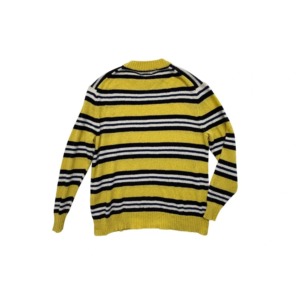 Tularosa Revolve Striped Oversized Boyfriend‎ Vintage Style Sweater Yellow XS